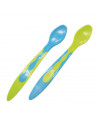 Set 2 lingurite flexibile cu maner anatomic, culori