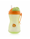 Cana sport anticurgere cu toarte si pai, 12 luni+, 400 ml