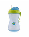 Cana sport anticurgere cu toarte si pai, 12 luni+, 400 ml