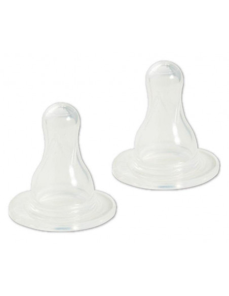 Set 2 tetine silicon, Small, silicon transparent,1022052