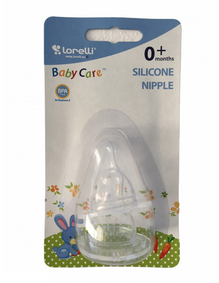 Set 2 tetine silicon, Small, silicon transparent,1022052