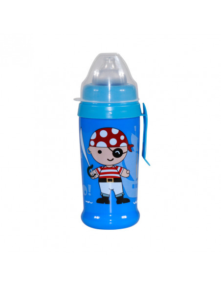 Cana anticurgere cu picurator moale si clips de agatare 350 ml