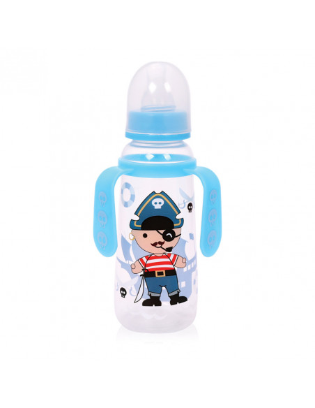 Biberon cu 2 manere 250 ml, culori diferite,1020066