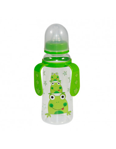 Biberon cu 2 manere 250 ml, culori diferite,1020066