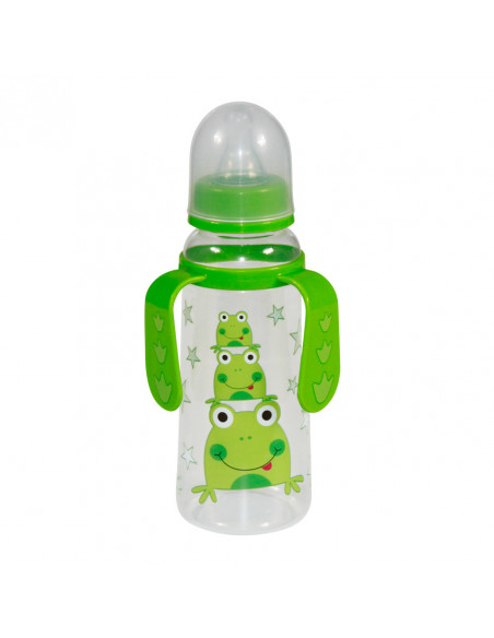 Biberon cu 2 manere 250 ml, culori diferite,1020066