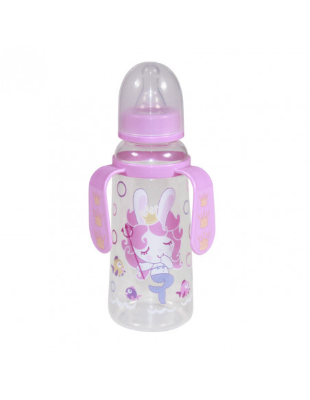 Biberon cu 2 manere 250 ml, culori diferite,1020066