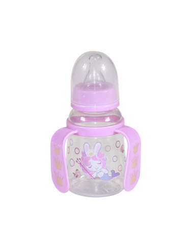 Biberon cu 2 manere 125 ml, culori diferite,1020065