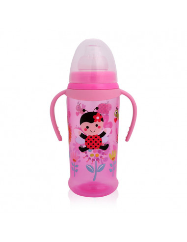 Cana cu curgere continua, cioc moale si 2 manere 350 ml, culori