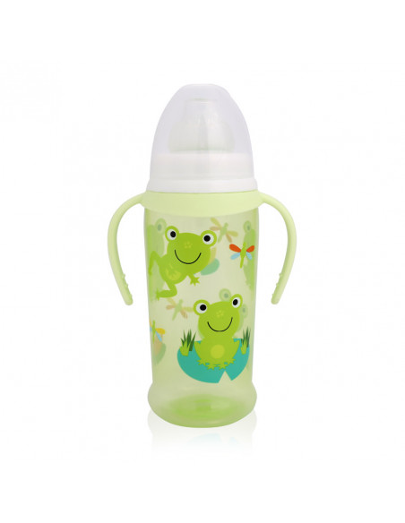 Cana cu curgere continua, cioc moale si 2 manere 350 ml, culori