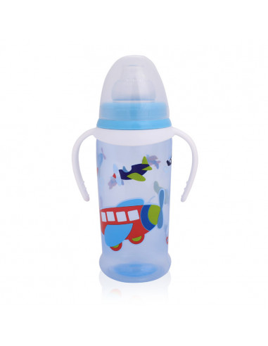 Cana cu curgere continua, cioc moale si 2 manere 350 ml, culori