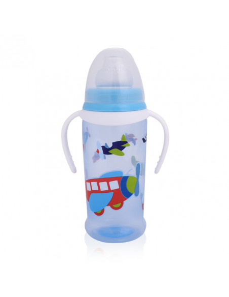 Cana cu curgere continua, cioc moale si 2 manere 350 ml, culori