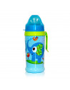 Biberon anticurgere cu clips de agatare 360 ml, culori