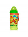 Biberon anticurgere cu clips de agatare 360 ml, culori