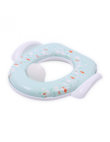 Reductor moale pentru toaleta, cu manere, White