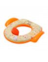 Reductor moale pentru toaleta, cu manere, Orange