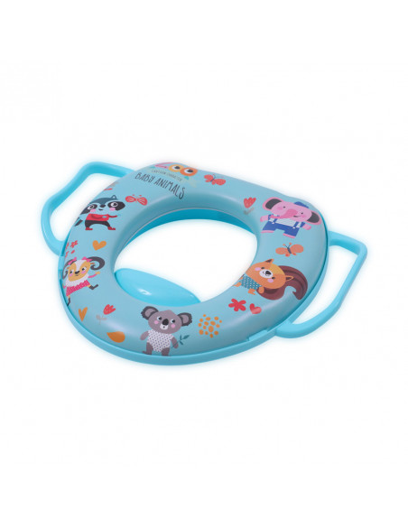 Reductor moale pentru toaleta, cu manere, Blue,10130680003