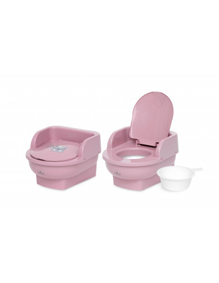 Minitoaleta pentru copii, Bear Dark Pink,10130450241