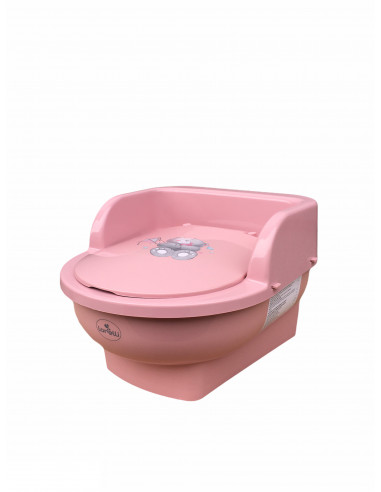 Minitoaleta pentru copii, Bear Dark Pink,10130450241