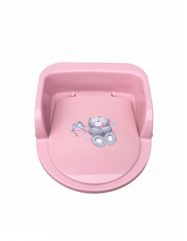 Minitoaleta pentru copii, Bear Dark Pink,10130450241