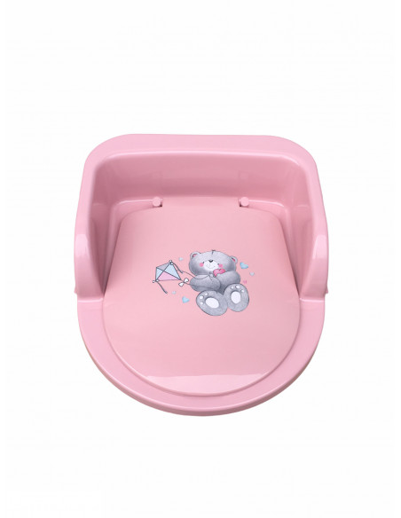 Minitoaleta pentru copii, Bear Dark Pink,10130450241