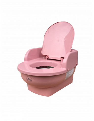 Minitoaleta pentru copii, Bear Dark Pink,10130450241
