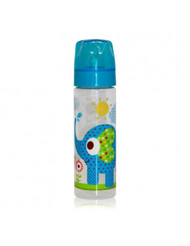Biberon decorat, 3 luni+, 250 ml, Wild, culori diferite,1020078