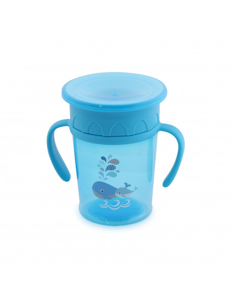 Cana de tranzitie, 12 luni+, 270 ml, All Around Cup 360 grade