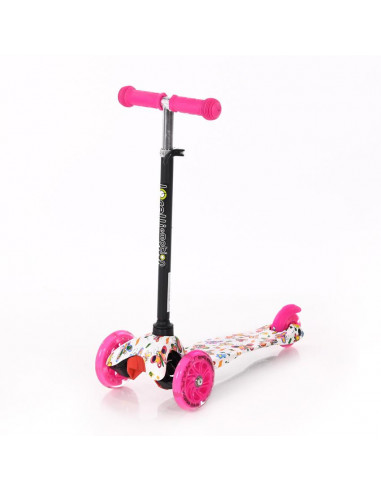 Trotineta pentru copii Mini, Pink Butterfly,10390010011