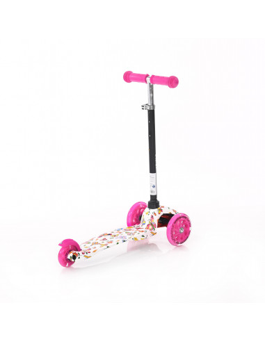 Trotineta pentru copii Mini, Pink Butterfly,10390010011