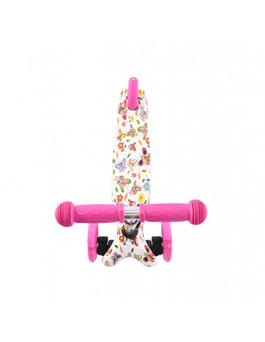 Trotineta pentru copii Mini, Pink Butterfly,10390010011
