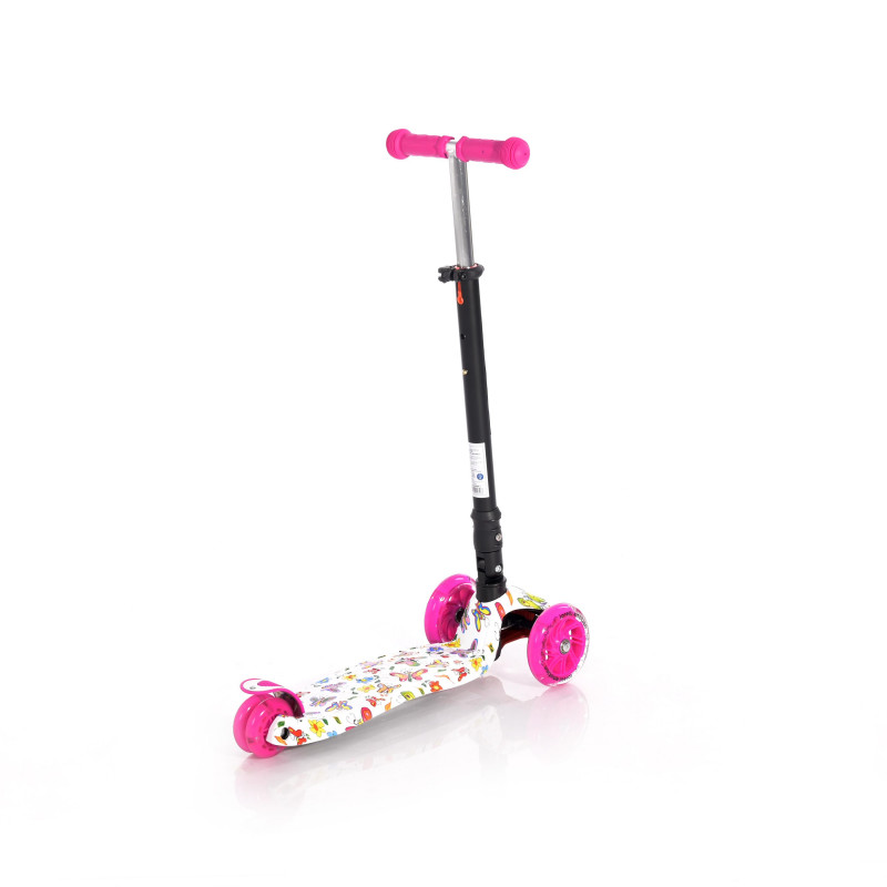 Trotineta pentru copii Rapid, Pink Butterfly,10390040011