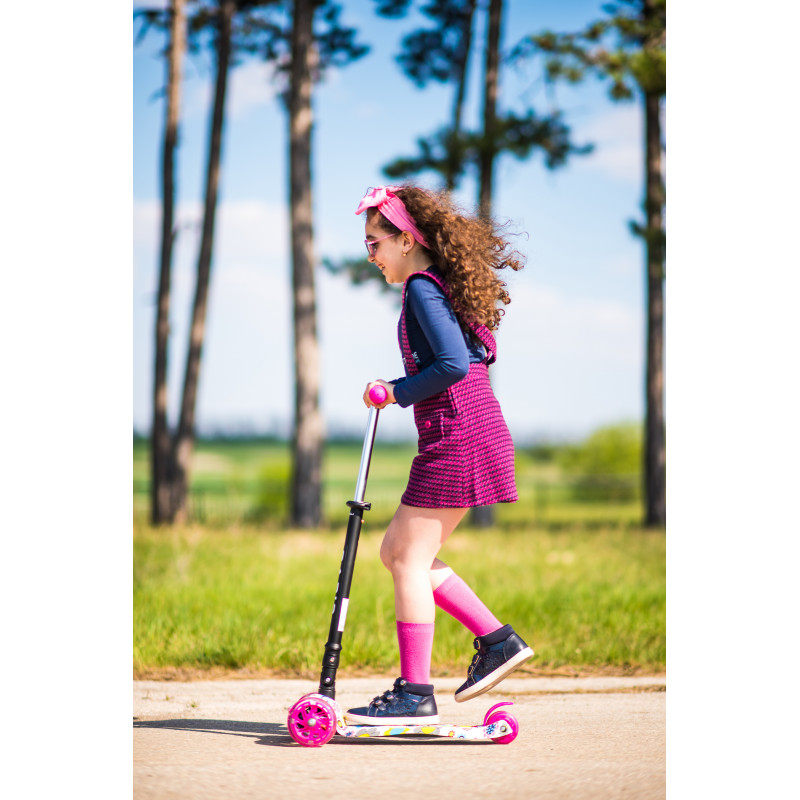 Trotineta pentru copii Rapid, Pink Butterfly,10390040011