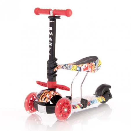Trotineta pentru copii Smart Plus, Red,10390030002