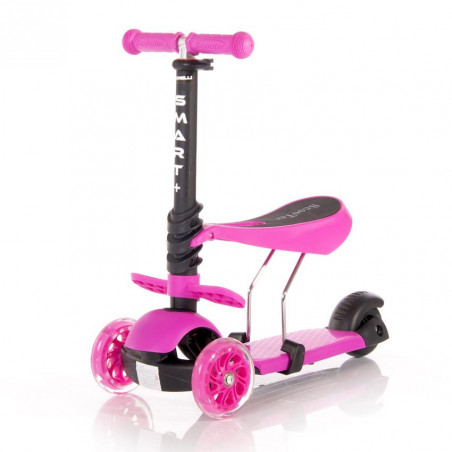 Trotineta pentru copii Smart Plus, Pink,10390030004
