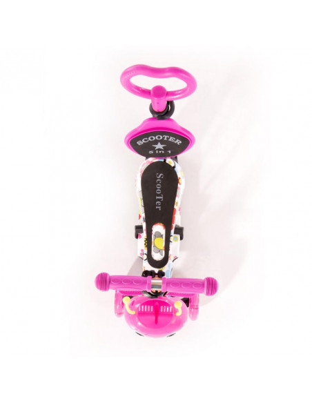 Trotineta pentru copii Smart Plus, Pink,10390030001