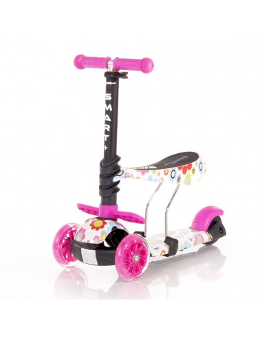 Trotineta pentru copii Smart Plus, Pink,10390030001