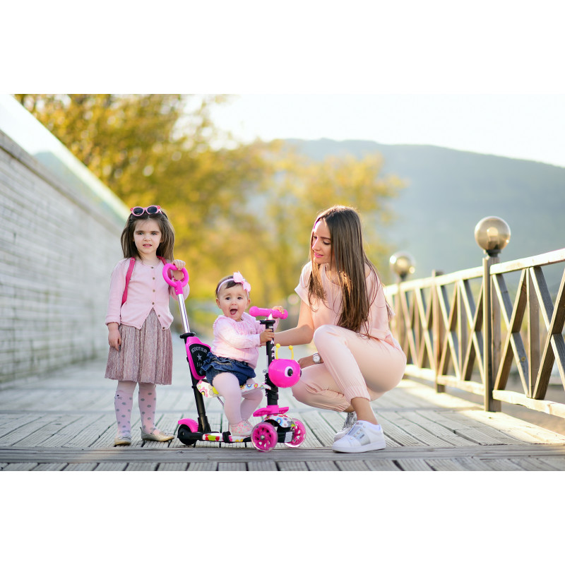 Trotineta pentru copii Smart Plus, Pink,10390030001