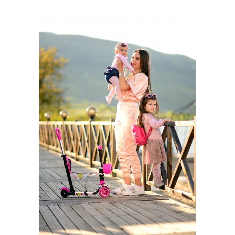 Trotineta pentru copii Smart Plus, Pink,10390030001