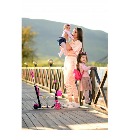 Trotineta pentru copii Smart Plus, Pink,10390030001