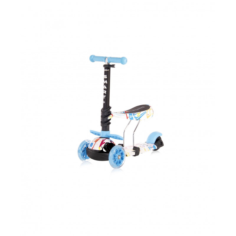 Trotineta pentru copii Smart Plus, Blue Tracery,10390030003 Trotineta pentru copii Smart Plus, Blue Tracery,10390030003