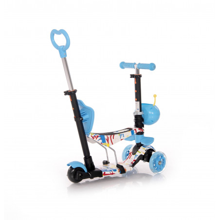 Trotineta pentru copii Smart Plus, Blue Tracery,10390030003 Trotineta pentru copii Smart Plus, Blue Tracery,10390030003