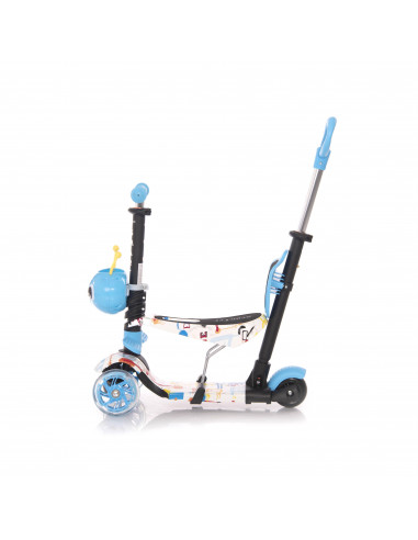 Trotineta pentru copii Smart Plus, Blue Tracery,10390030003 Trotineta pentru copii Smart Plus, Blue Tracery,10390030003