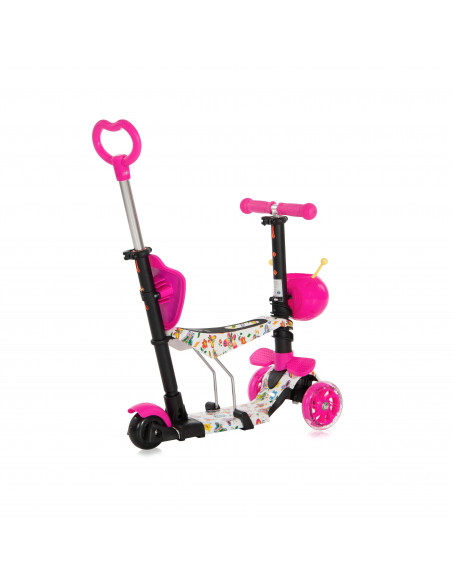 Trotineta pentru copii Smart Plus, Pink Butterfly,10390030011