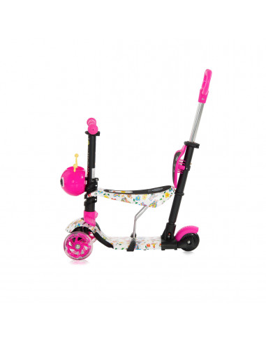 Trotineta pentru copii Smart Plus, Pink Butterfly,10390030011