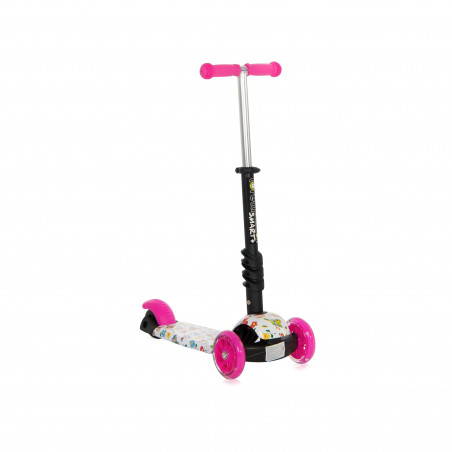 Trotineta pentru copii Smart Plus, Pink Butterfly,10390030011