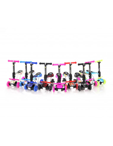 Trotineta pentru copii Smart, Pink Butterfly,10390020011