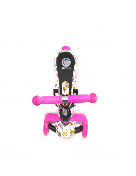 Trotineta pentru copii Smart, Pink Butterfly,10390020011