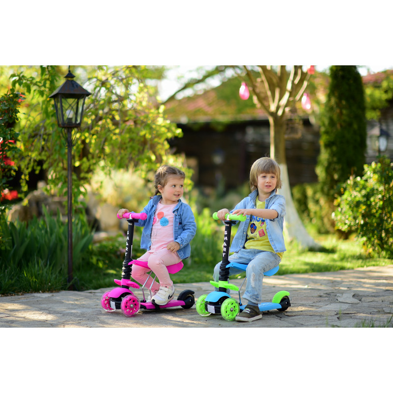 Trotineta pentru copii Smart, Pink Butterfly,10390020011
