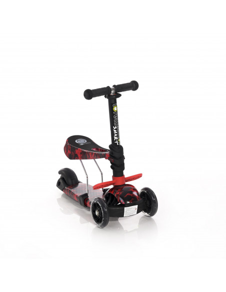 Trotineta pentru copii Smart, Red Fire,10390020013