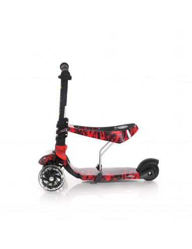 Trotineta pentru copii Smart, Red Fire,10390020013